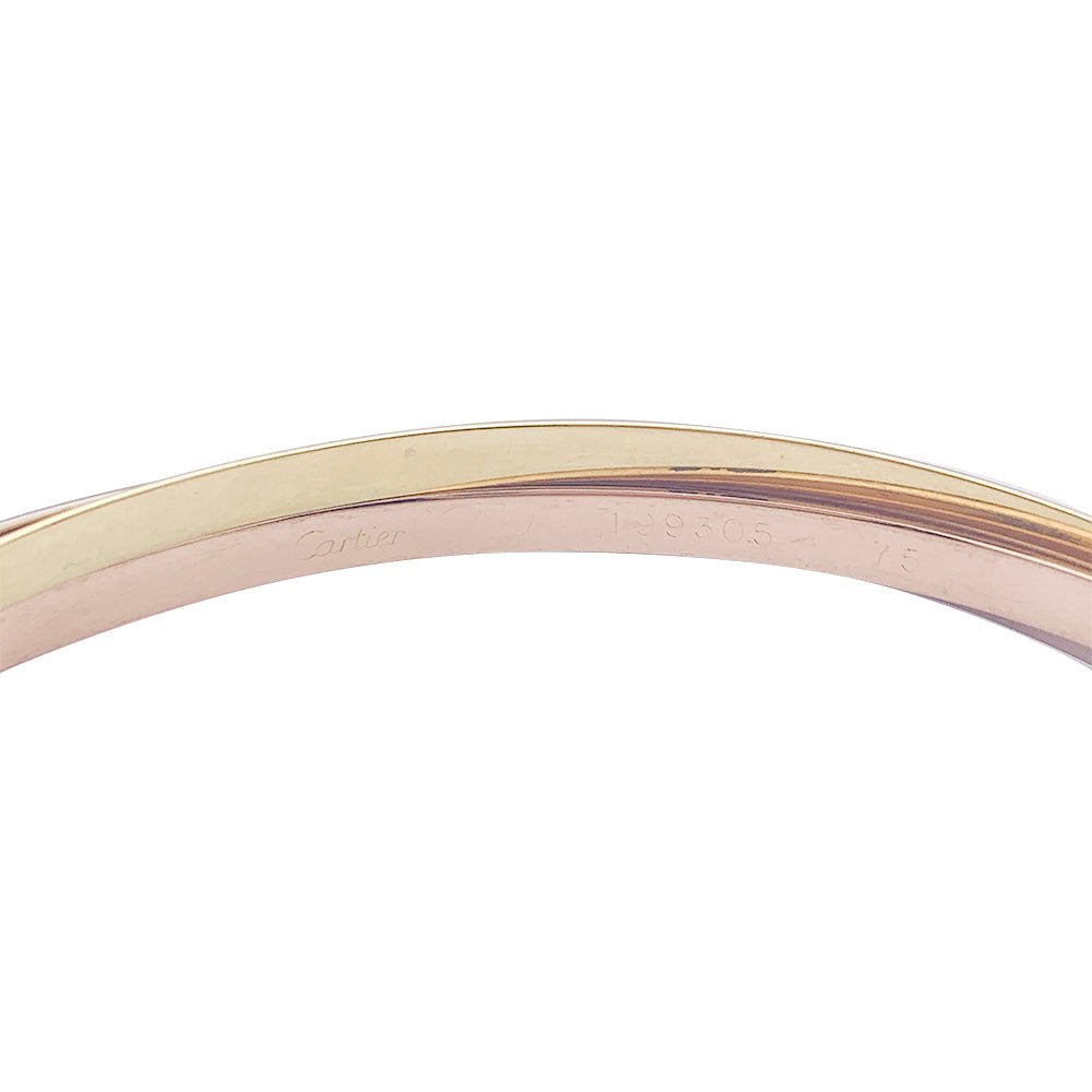 Bracelet CARTIER "Trinity" en or jaune, or blanc et or rose PM - Castafiore