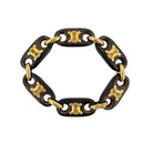 Bracelet CÉLINE Triomphe en or jaune et bois - Castafiore