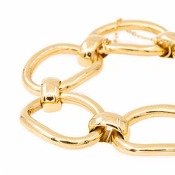 Bracelet Chaîne massive en or jaune - Castafiore