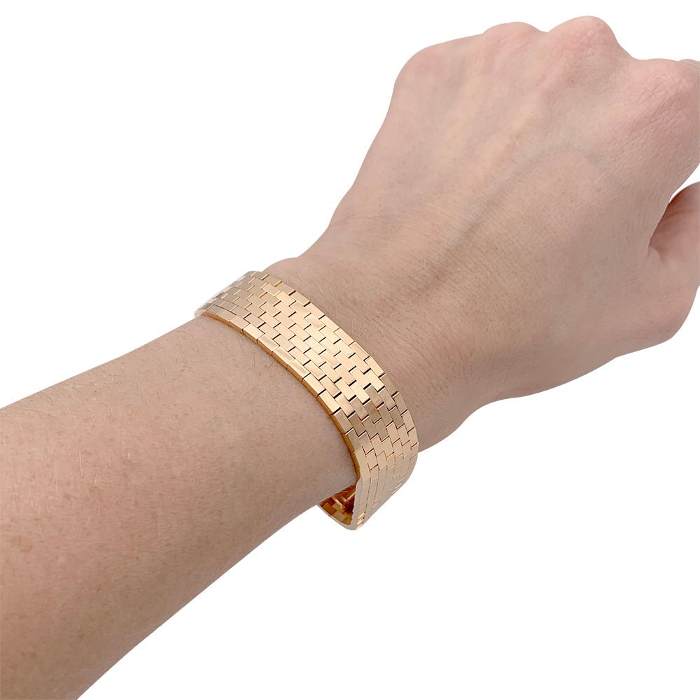 Bracelet CHAUMET "Boléro" en or rose - Castafiore