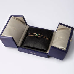 Bracelet CHAUMET "Jeux de liens" or rose et malachite - Castafiore