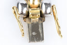 Bracelet CHOPARD souple à maille grain de riz en or jaune 18 carats (750/1000) et acier inoxydable. - Castafiore