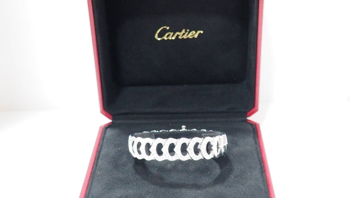 Bracelet Collection C de Cartier en or blanc et diamants - Castafiore
