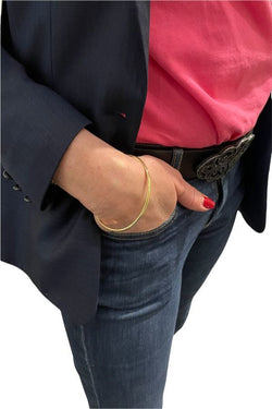 BRACELET DEMI JONC RIGIDE - Castafiore