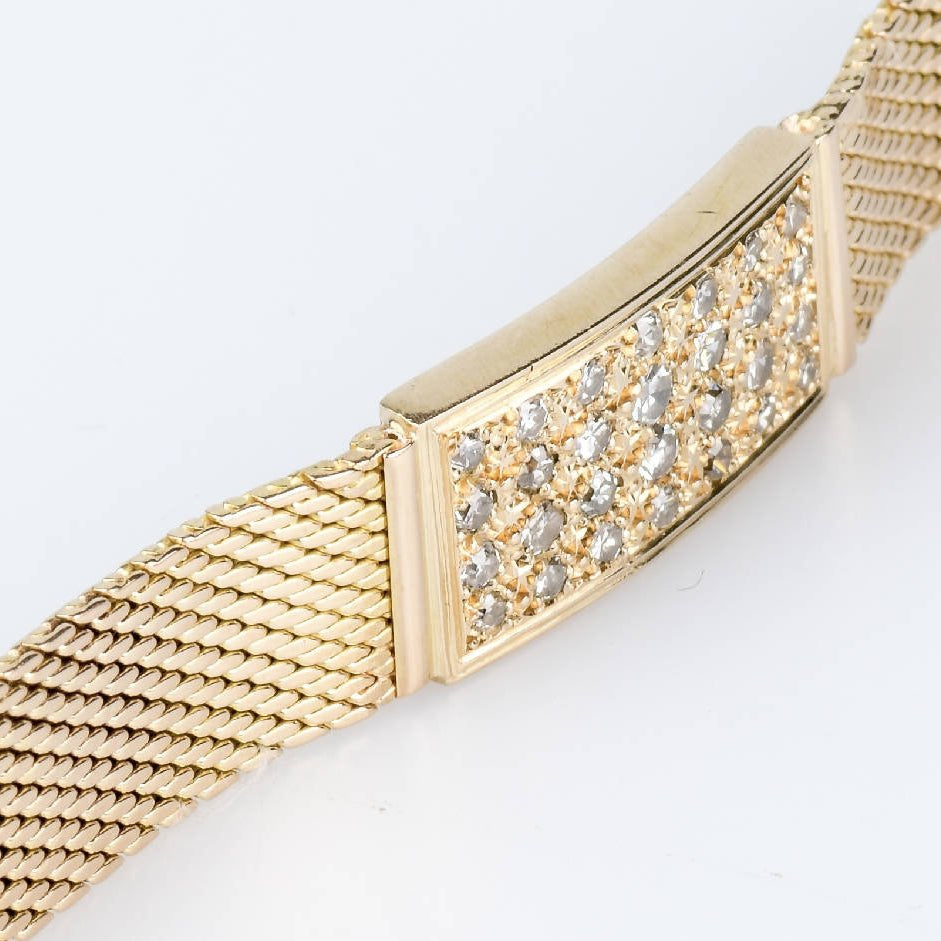 Bracelet diamant en or jaune 18 carats - Castafiore
