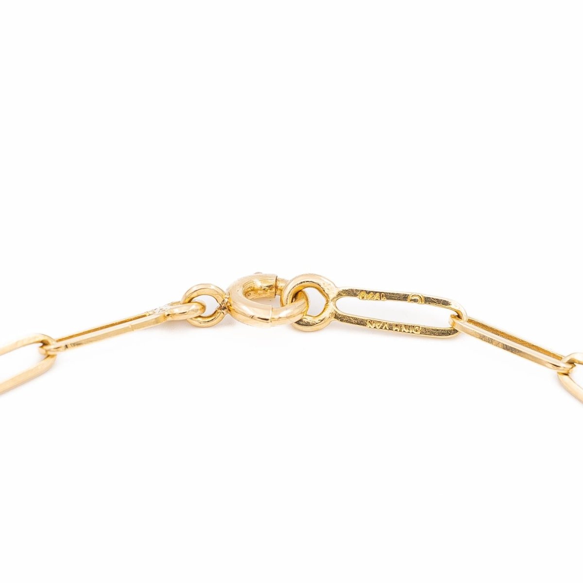Bracelet DINH VAN "Cible" en or jaune - Castafiore