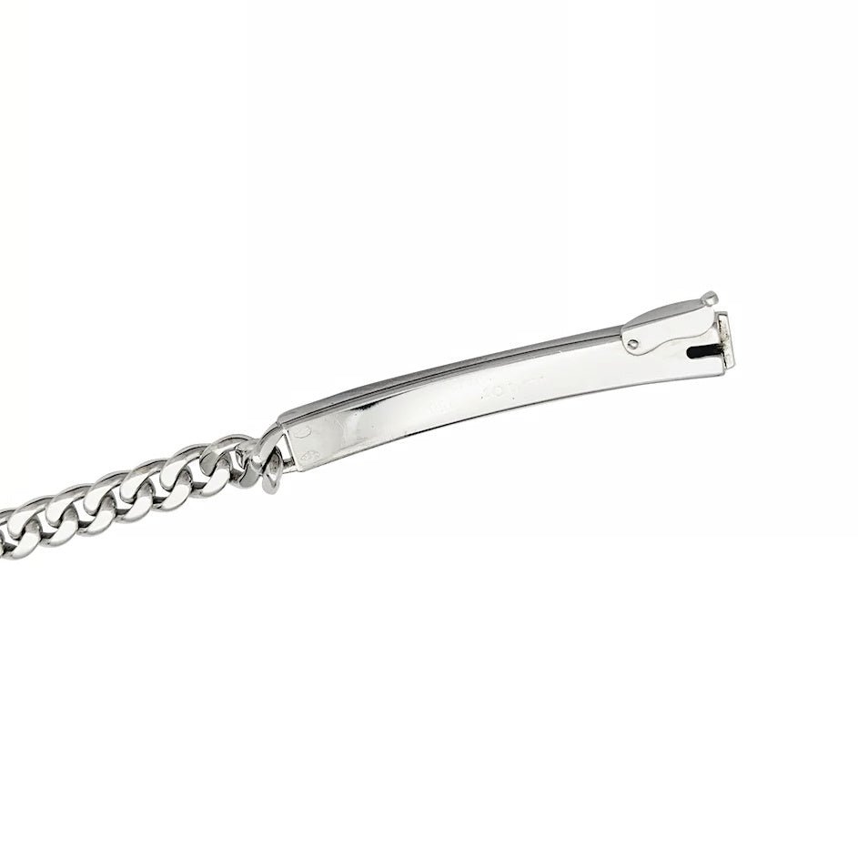 Bracelet Dior, "Gourmette", or blanc, diamants - Castafiore