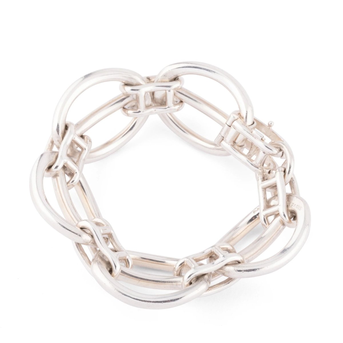 Bracelet en argent de la maison Hermès - Castafiore