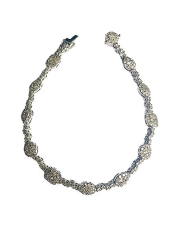 Bracelet en or blanc et diamants - Castafiore