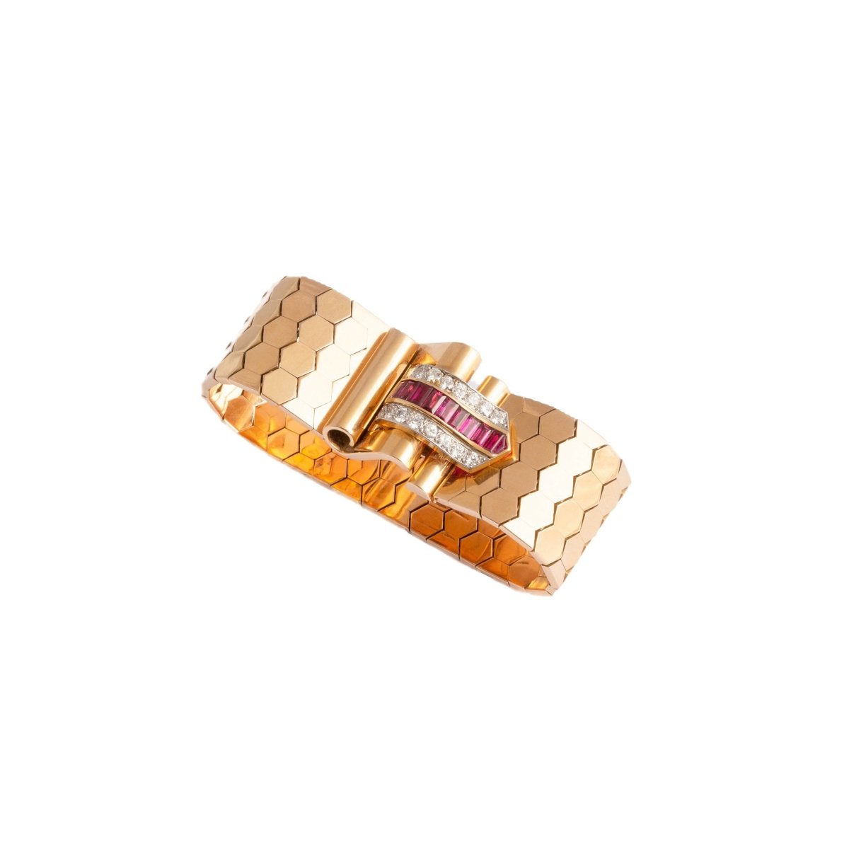 Bracelet en or et rubis - Castafiore