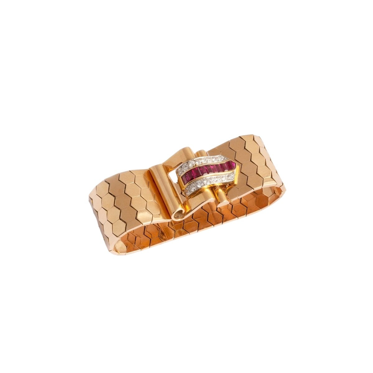 Bracelet en or et rubis - Castafiore