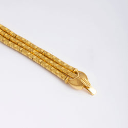 Bracelet en or jaune 18 carats composé de trois rangs, signé LALAOUNIS - Castafiore