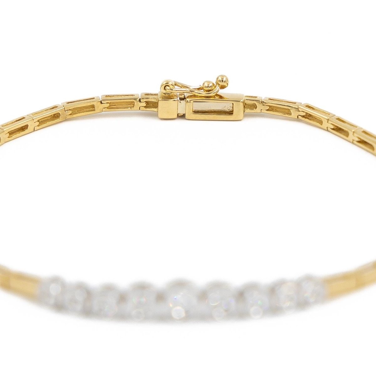 Bracelet en or jaune et diamants - Castafiore
