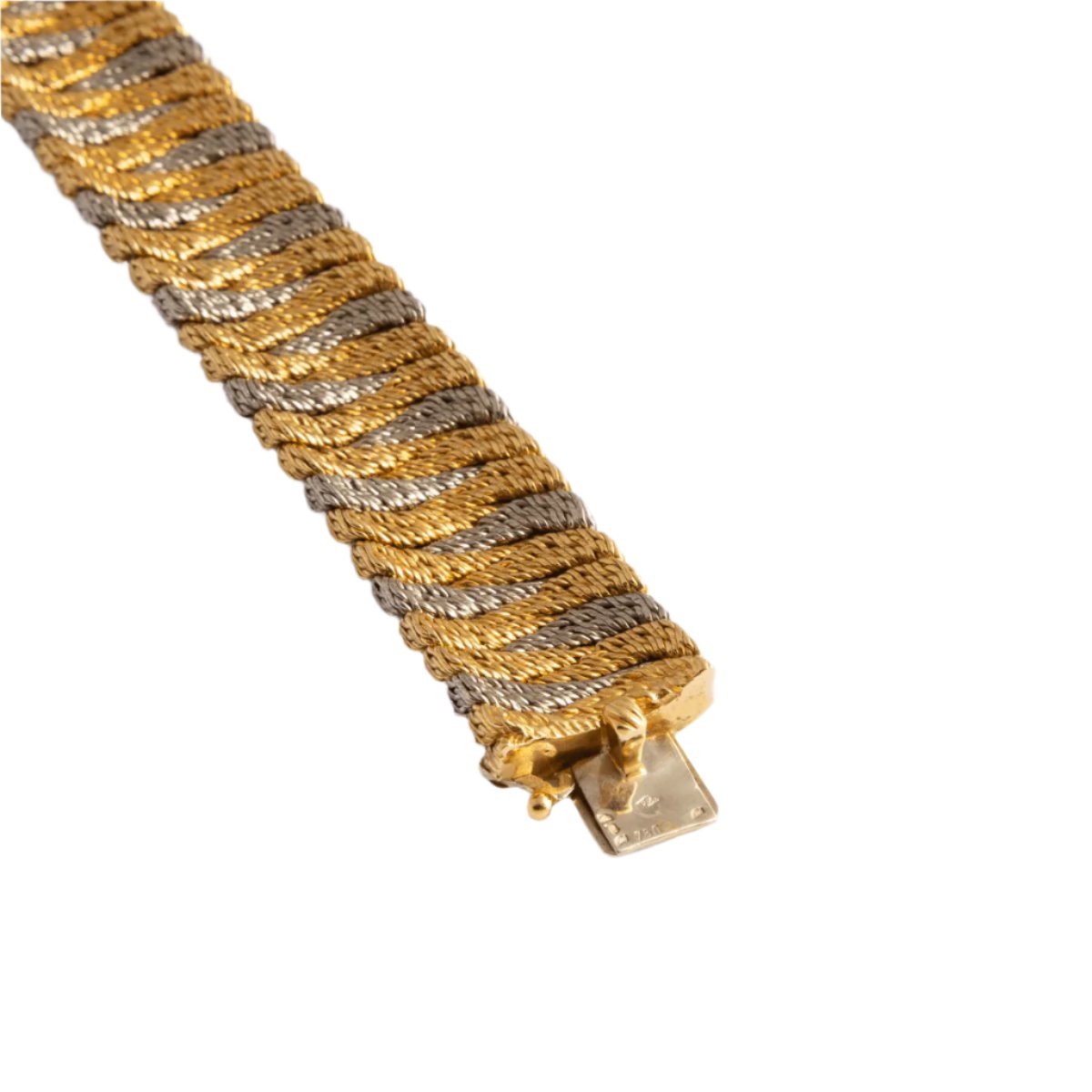 Bracelet en or jaune et gris G. LENFANT - Castafiore
