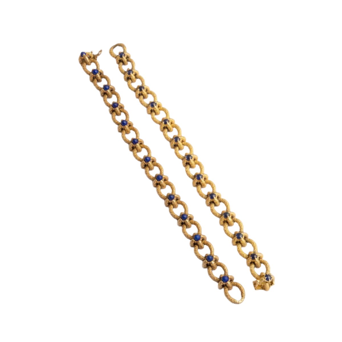 Bracelet en or jaune et saphirs - Castafiore