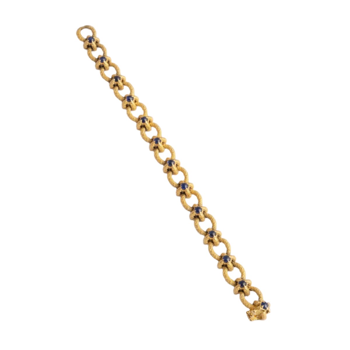 Bracelet en or jaune et saphirs - Castafiore