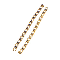 Bracelet en or jaune et saphirs - Castafiore