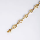 Bracelet en or jaune filigrané et diamants - Castafiore
