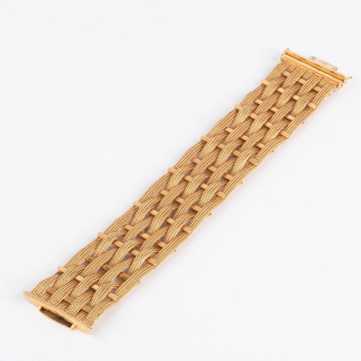 Bracelet en or jaune tissé - Castafiore