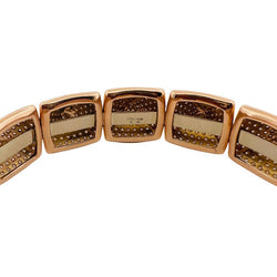 Bracelet en or rose et brillants - Castafiore