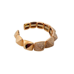 Bracelet en or rose et brillants - Castafiore