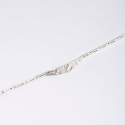 Bracelet en platine et diamants, Art déco - Castafiore