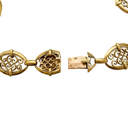 Bracelet filigrane en or jaune - Castafiore