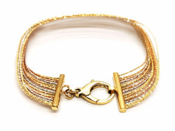 Bracelet fils d'or, en 3 ors - Castafiore