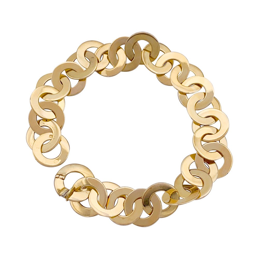 Bracelet FRED "Cercles" en or jaune - Castafiore