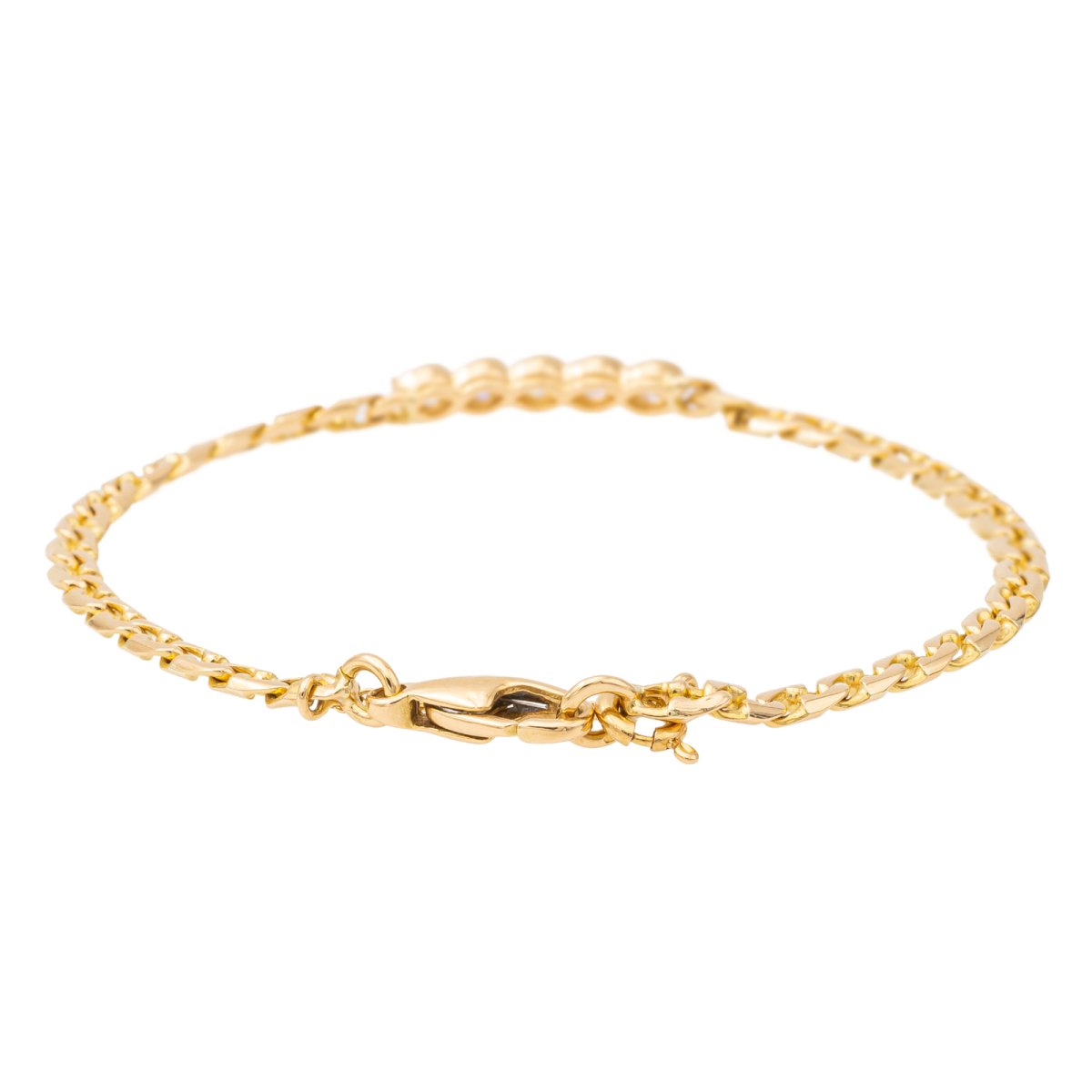 Bracelet FRED en or jaune et diamants - Castafiore