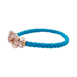 Bracelet Fred, "Force 10", or rose et acier - Castafiore
