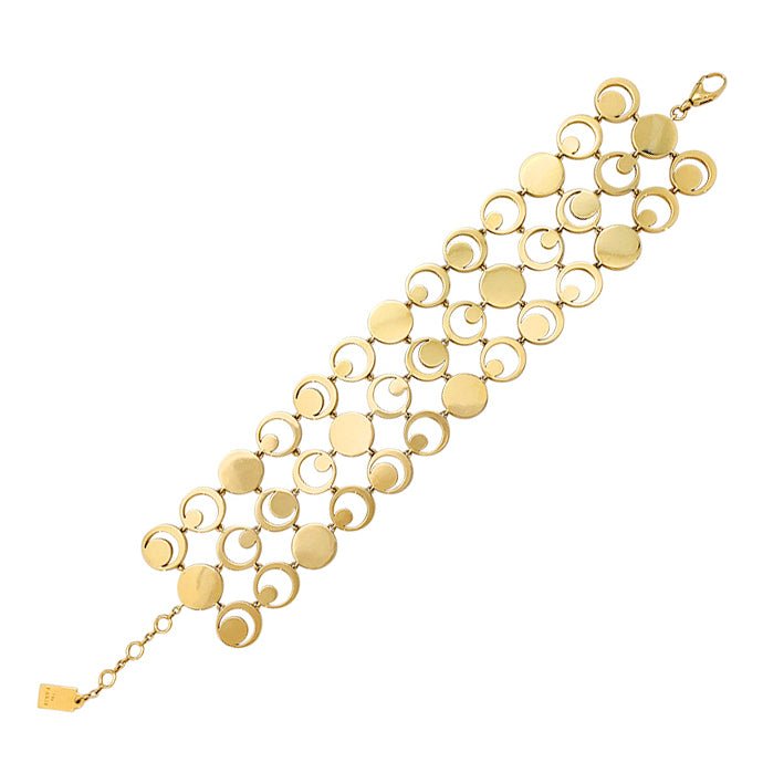 Bracelet Fred "Moon Light" en or jaune, diamants - Castafiore