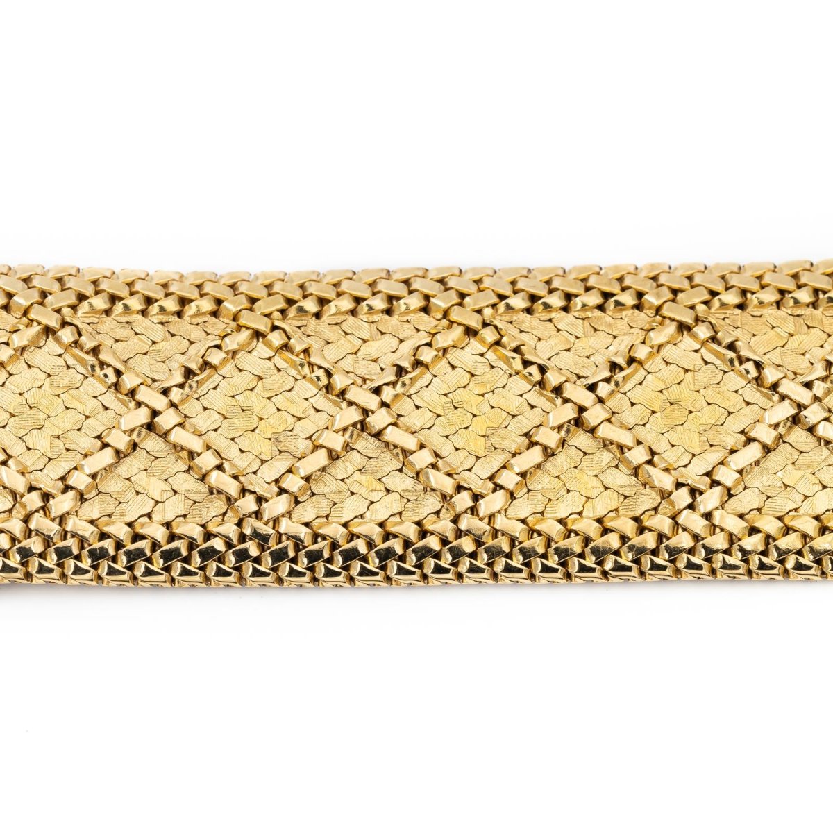 Bracelet GAY FRÈRES en or jaune texturé - Castafiore