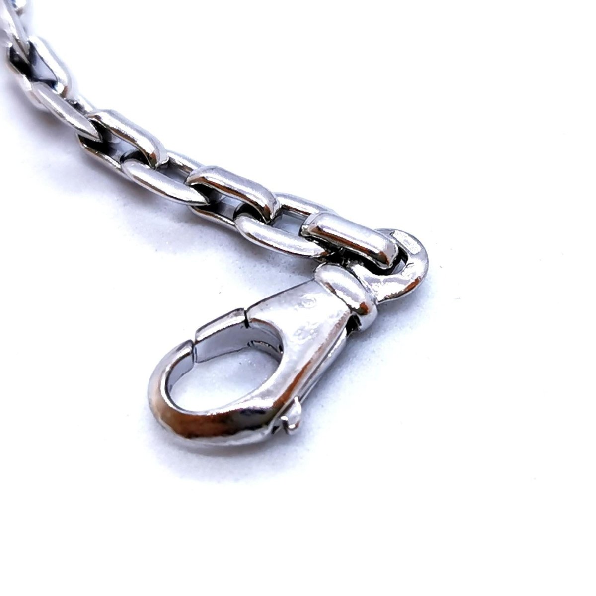 Bracelet Gourmette CARTIER Santos, en or blanc - Castafiore