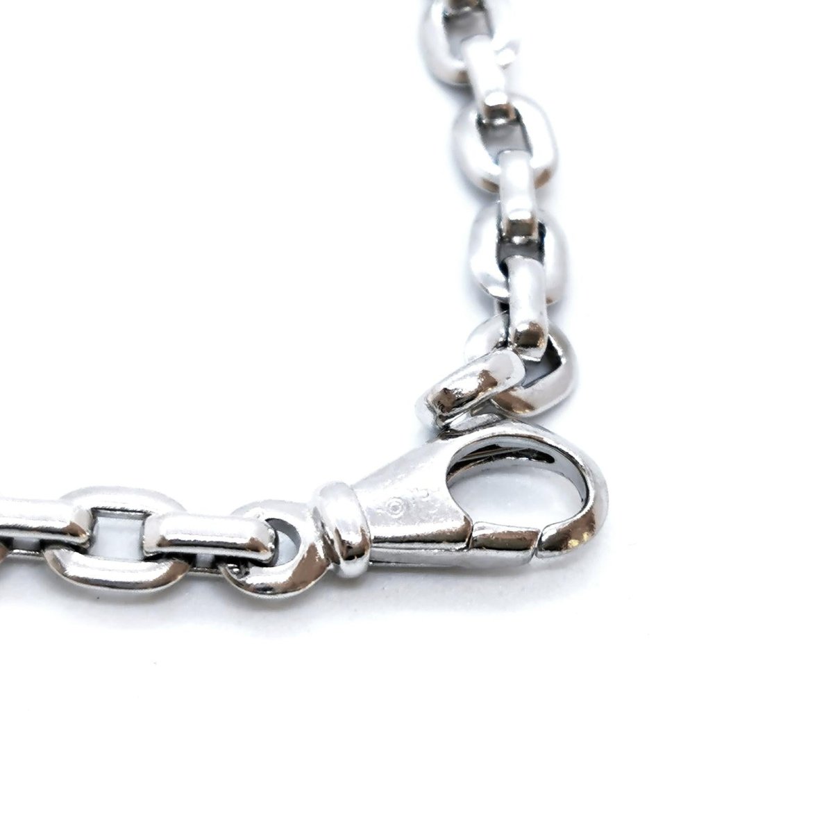 Bracelet Gourmette CARTIER Santos, en or blanc - Castafiore
