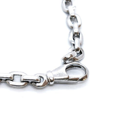 Bracelet Gourmette CARTIER Santos, en or blanc - Castafiore