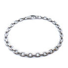 Bracelet Gourmette CARTIER Santos, en or blanc - Castafiore