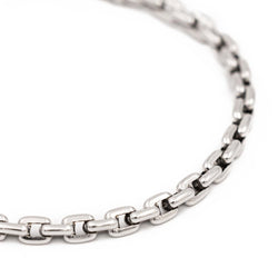 Bracelet Gourmette en or blanc - Castafiore