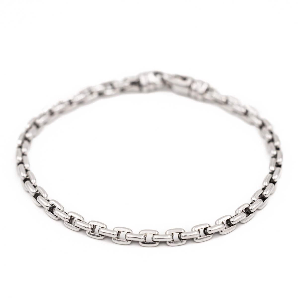 Bracelet Gourmette en or blanc - Castafiore