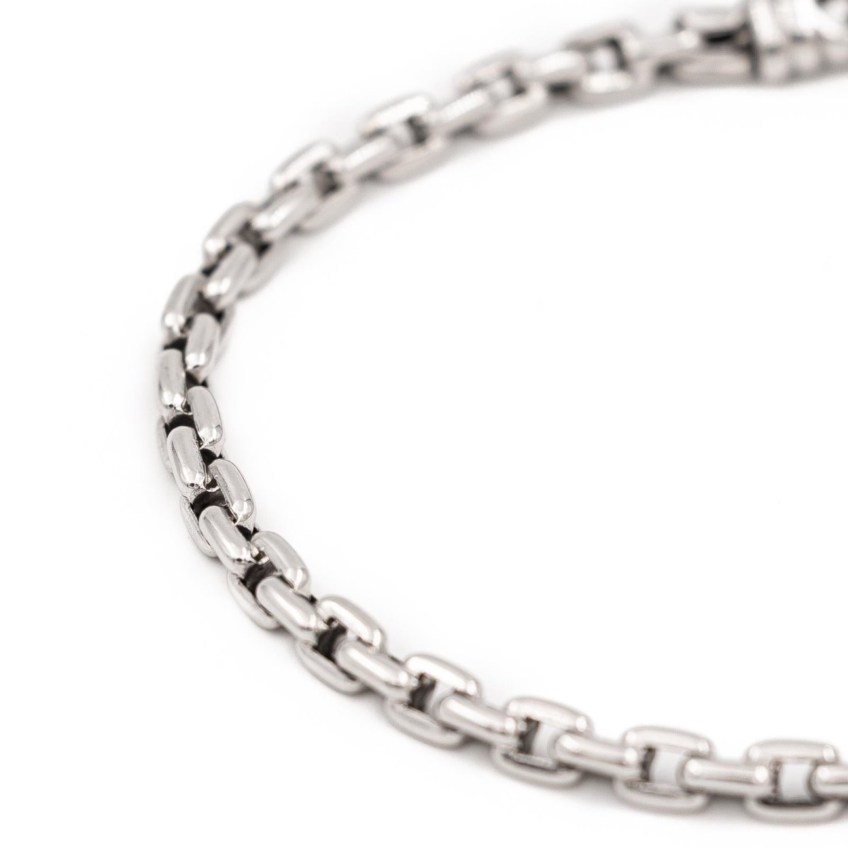 Bracelet Gourmette en or blanc - Castafiore