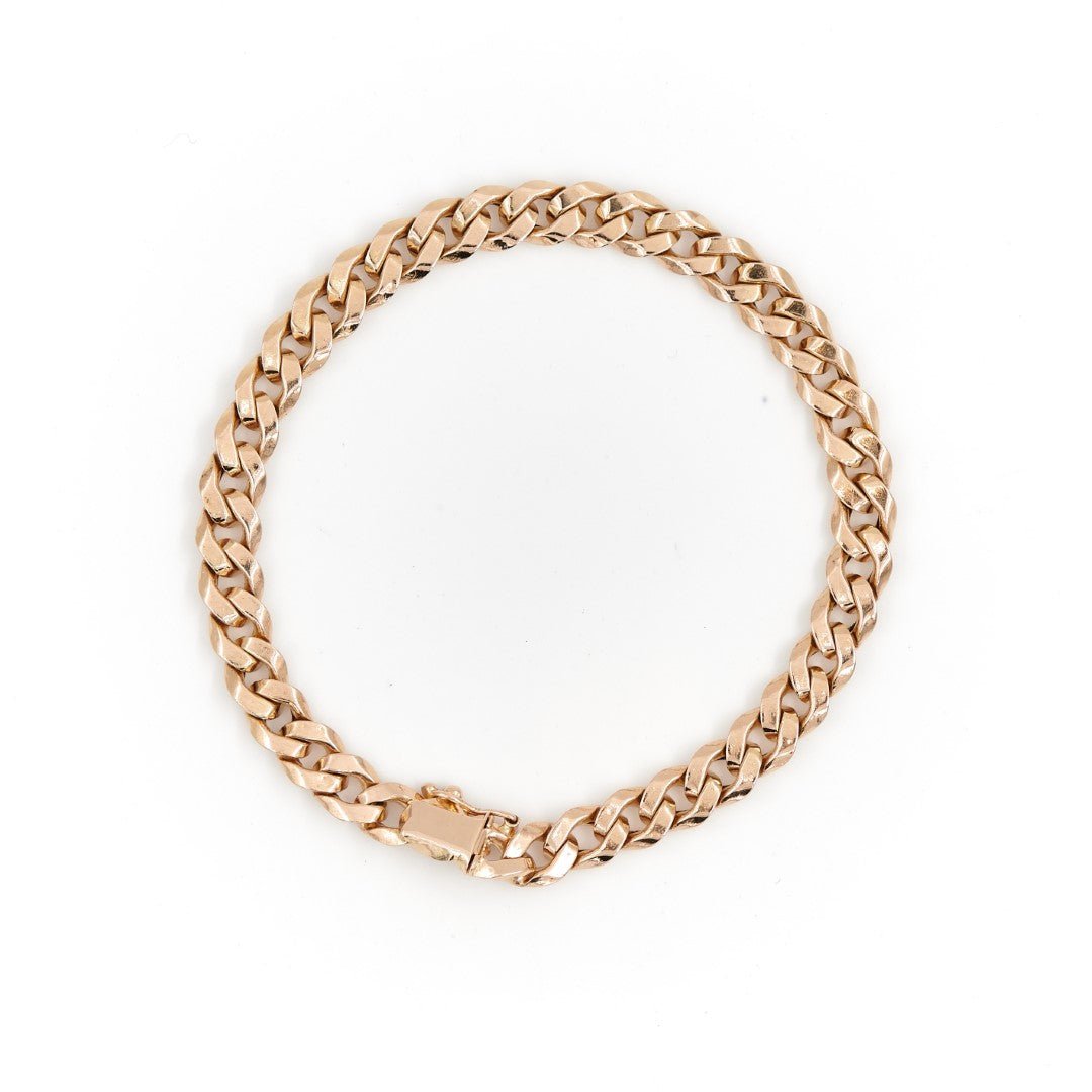 Bracelet Gourmette en or jaune - Castafiore