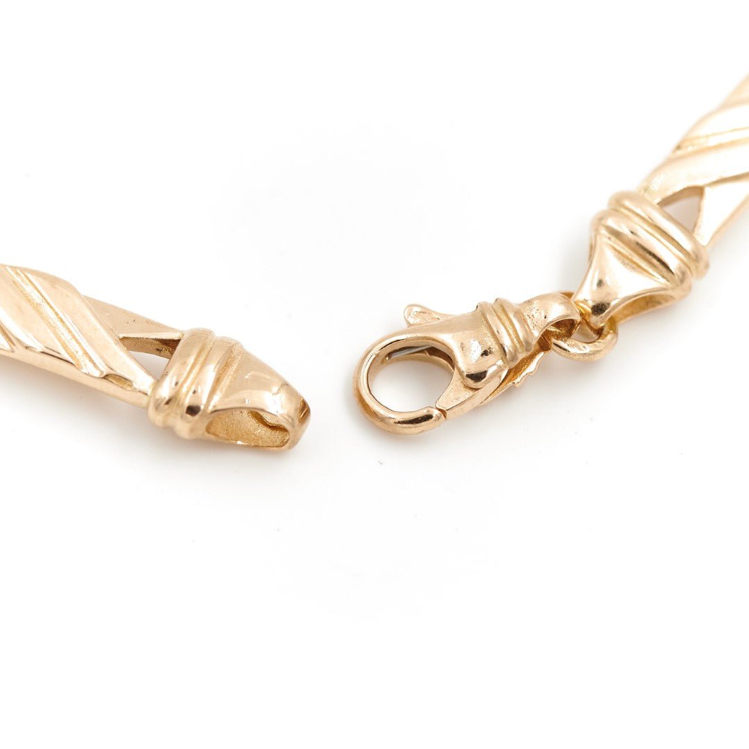 Bracelet Gourmette en or jaune - Castafiore