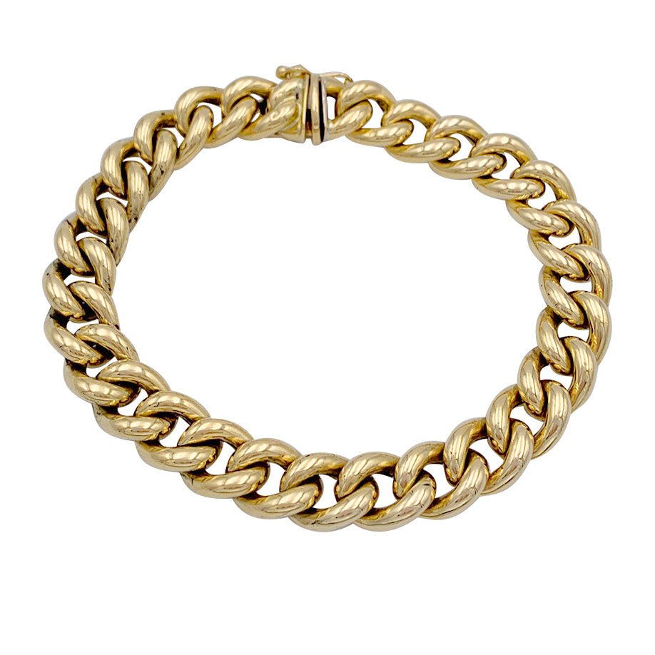 Bracelet gourmette en or jaune - Castafiore