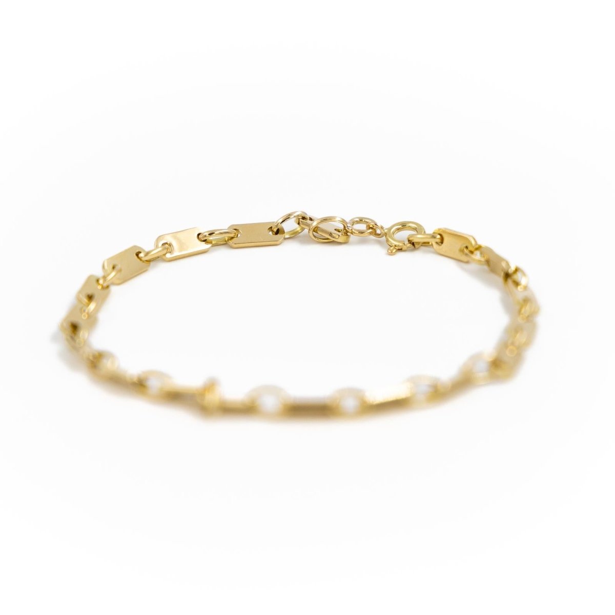 Bracelet Gourmette en or jaune - Castafiore