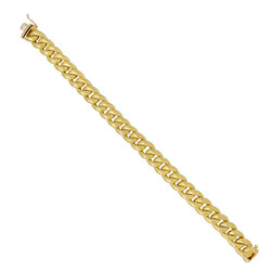 Bracelet gourmette en or jaune - Castafiore