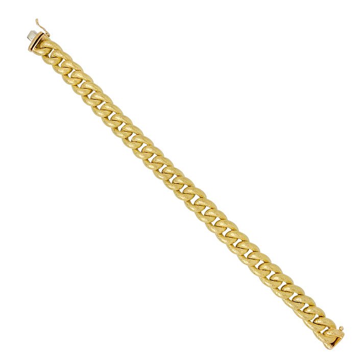 Bracelet gourmette en or jaune - Castafiore