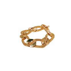 Bracelet gourmette en or jaune - Castafiore