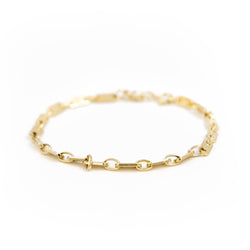 Bracelet Gourmette en or jaune - Castafiore
