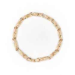 Bracelet Gourmette en or jaune - Castafiore