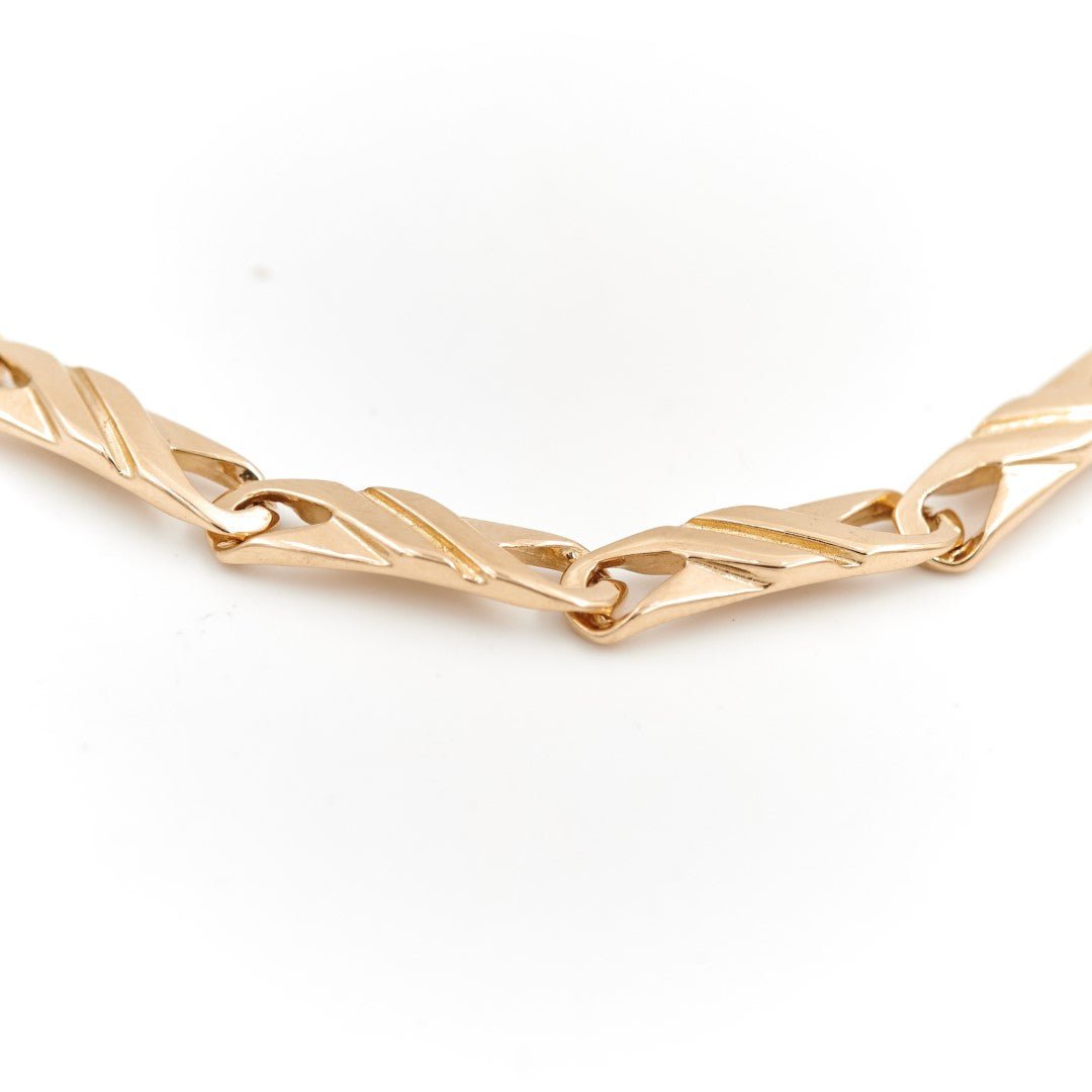 Bracelet Gourmette en or jaune - Castafiore